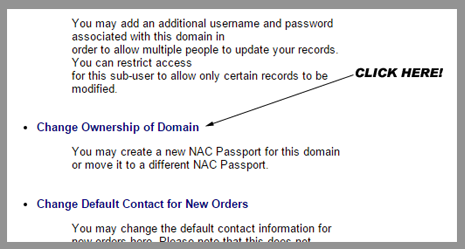 Namesarecheap.com | Change domain username and password